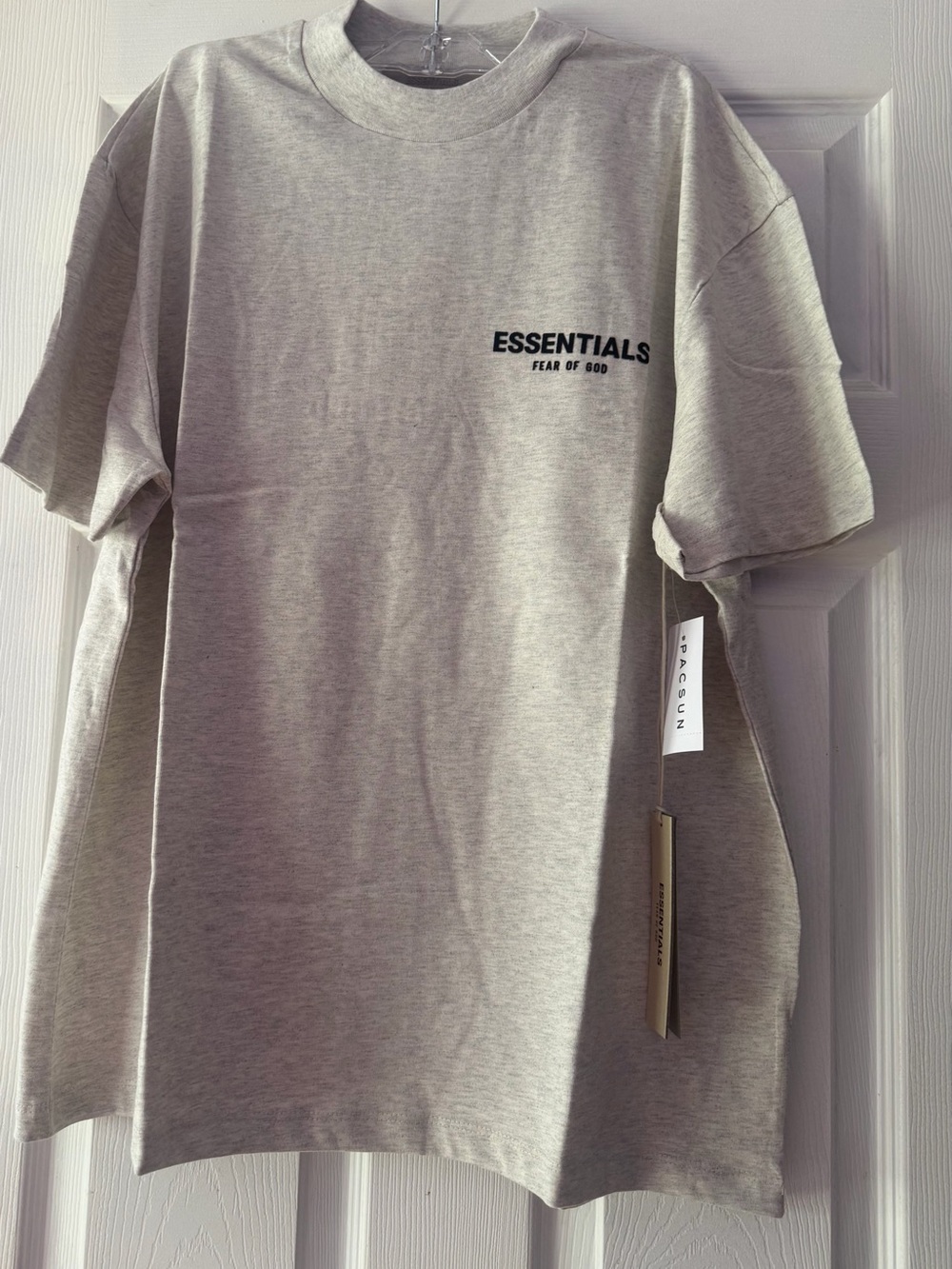 & Other Stories Essentials Short Sleeve Tee in Light Grey